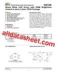 G5129 데이터시트(PDF) - Global Mixed-mode Technology Inc