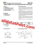 G5110 데이터시트(PDF) - Global Mixed-mode Technology Inc