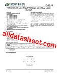 G5017 데이터시트(PDF) - Global Mixed-mode Technology Inc