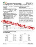G793 데이터시트(PDF) - Global Mixed-mode Technology Inc