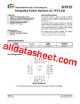 G5512 Datasheet(PDF) - Global Mixed-mode Technology Inc