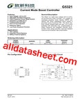 G5321 Datasheet(PDF) - Global Mixed-mode Technology Inc
