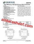 G5310 Datasheet(PDF) - Global Mixed-mode Technology Inc