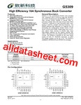 G5309 Datasheet(PDF) - Global Mixed-mode Technology Inc