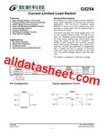 G5254 Datasheet(PDF) - Global Mixed-mode Technology Inc
