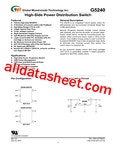 G5240 데이터시트(PDF) - Global Mixed-mode Technology Inc
