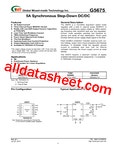G5675 Datasheet(PDF) - Global Mixed-mode Technology Inc