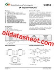 G5655 Datasheet(PDF) - Global Mixed-mode Technology Inc
