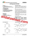 G5654 Datasheet(PDF) - Global Mixed-mode Technology Inc