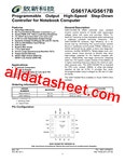 G5617 데이터시트(PDF) - Global Mixed-mode Technology Inc