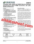 G5616 Datasheet(PDF) - Global Mixed-mode Technology Inc