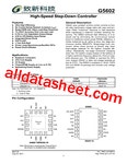 G5602 Datasheet(PDF) - Global Mixed-mode Technology Inc