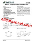 G5728 Datasheet(PDF) - Global Mixed-mode Technology Inc