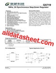 G5719 데이터시트(PDF) - Global Mixed-mode Technology Inc