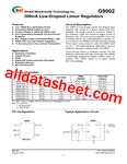 G9002 데이터시트(PDF) - Global Mixed-mode Technology Inc