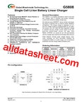 G5808 데이터시트(PDF) - Global Mixed-mode Technology Inc
