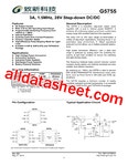 G5755 데이터시트(PDF) - Global Mixed-mode Technology Inc
