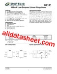 G9141 Datasheet(PDF) - Global Mixed-mode Technology Inc