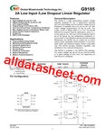 G9185 데이터시트(PDF) - Global Mixed-mode Technology Inc