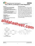 G9294 데이터시트(PDF) - Global Mixed-mode Technology Inc