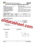 G9333 Datasheet(PDF) - Global Mixed-mode Technology Inc