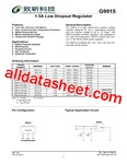 G9915 데이터시트(PDF) - Global Mixed-mode Technology Inc