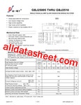 GBJ2501 Datasheet(PDF) - DIYI Electronic Technology Co., Ltd.
