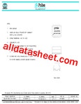 HX1300FNL Datasheet(PDF) - Pulse A Technitrol Company