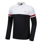 골프쇼핑은 골핑에서 | [20SS 신상]남성 소재 믹스 배색 티셔츠 (G0121MTL36)