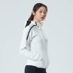 [르꼬끄 스포르티브]트레이닝 면 후드 트랙탑 (QM123EFT14) [W CONCEPT]