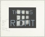 Edward Ruscha | That is Right | The Met