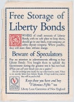 Issued by Liberty Loan Committee | Free storage of liberty bonds | The Met