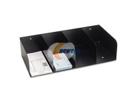 MMF Industries 266066404 Check Separator, 4 Packet, Steel, 16 1/4w x 16 1/4d x 8h, Black-Newegg.com