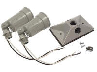 Bell Outdoor 5621-5 Gray Rectangular Cover Combination Lampholders - Newegg.com