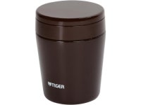 Tiger MCL-A030-TC Stainless Steel Vacuum Insulated Food Jar, 10-Ounce, Chocolate Brown-Newegg.com