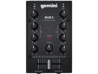 Gemini MM1 2 Channel Analog Mini DJ Mixer - Newegg.com