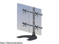 Ergotech 100-D28-B22-HD Quad (2 over 2) LCD Desk Stand - Newegg.com