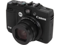 Canon PowerShot G16 Black Approx. 12.1 Megapixels 5X Optical Zoom 28mm Wide Angle Digital Camera - Newegg.com