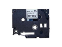 Refurbished: Brother TZEFX231 Labeling Tape 1/2in Wide Black On White - Newegg.com