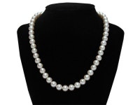 Mabella Fashion HT-P3A1401 17.5 Freshwater Pearl Necklace 8-8.5mm AAA Quality 14k Solid White Gold Clasp - Newegg.com