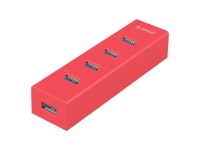 0 Hub a Built-in 3ft USB 3.0 Cable for Ultra Book, Macbook Air, Windows 8 Tablet Pc  - Red (H4013-U3-V1)-Newegg.com
