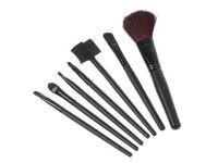 7 PCS Makeup Brush Set + Black Pouch Bag-Newegg.com