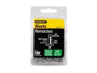 Stanley, PAA42W, 25 Pack,1/8 x 1/8, White, Aluminum Rivets-Newegg.com