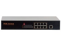 GWSW0801M 8+1 Port 10/100 PoE Switch w/ All 8 Port PoE (Power Over Ethernet) - Designed For Connect NVR System and POE IP Camera... 
