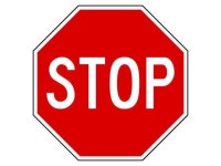 LYLE R1-1-30HA Traffic Sign, 30 x 30In, WHT/R, Stop, Text-Newegg.com