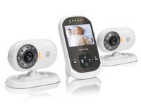 Motorola MBP25-2 Wireless Video Baby Monitor LCD Color Screen and Two Cameras, 2.4 Inch - Newegg.com