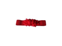 Womens Fashion Flower Elastic Stretch Waist Belt Wide Stretch Waistbands (Red) - Newegg.com