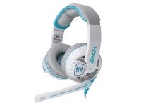 HQmade Each G6000 Pro Gaming Headset 3.5mm Connector Circumaural Stereo Sound and Microphone w/ LED- White-Newegg.com