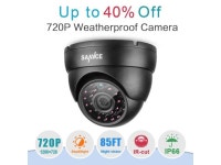 SANNCE 1280TVL 720P Outdoor Fixed Security Dome Camera with IP66 Weatherproof, 85ft Superior Night Vision (only work perfectly in... 