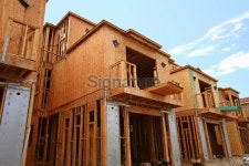 Row of Houses Under Construction 이미지 (172643024) - 게티이미지뱅크 Row of Houses Under Construction